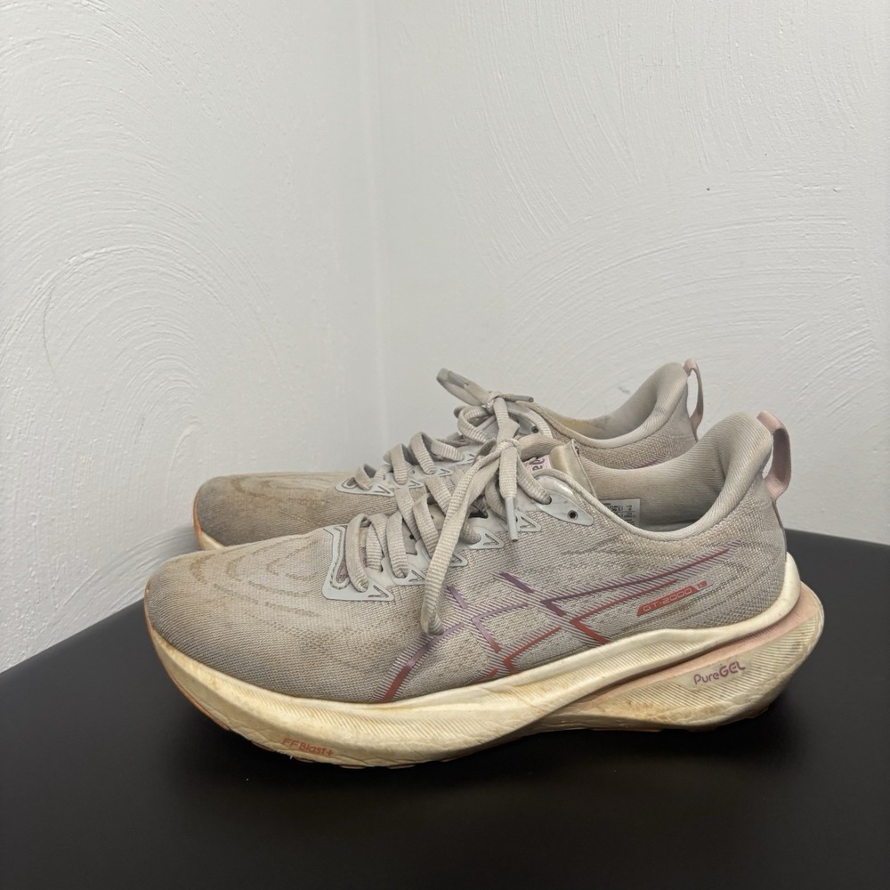 ASICS GT-2000 13 Women's Size 8 US Concrete/Watershed Rose Running Shoes Sneaker